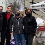 Jeff Arnold, Joel Makovicka, 94.1 DJ "Bounce" and Kathy Byrnes